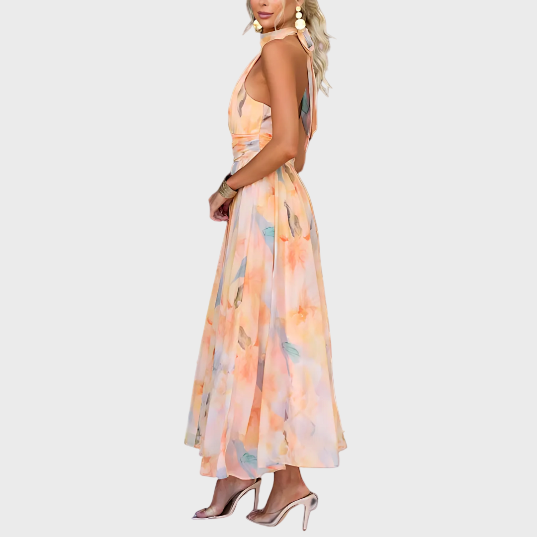 Naomi™ | Robe maxi aquarelle