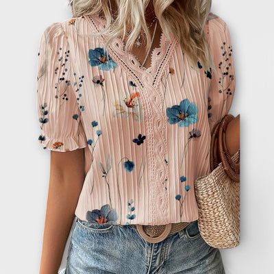 Emily – Blouse tendance à col en V