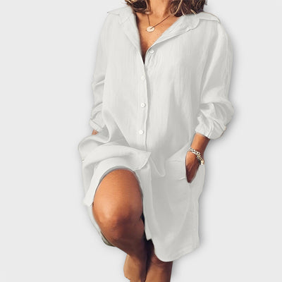 Blouse lin décontractée