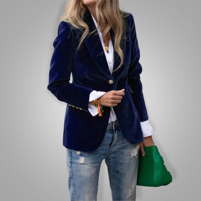 JULISSA | VESTE EN VELOURS ÉLÉGANTE