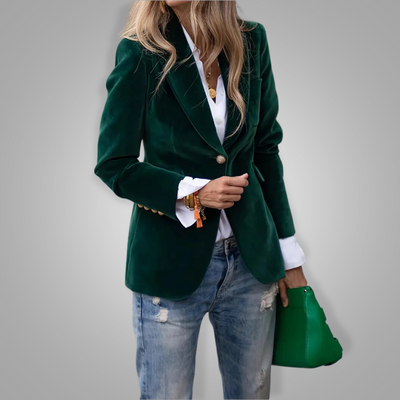 JULISSA | VESTE EN VELOURS ÉLÉGANTE