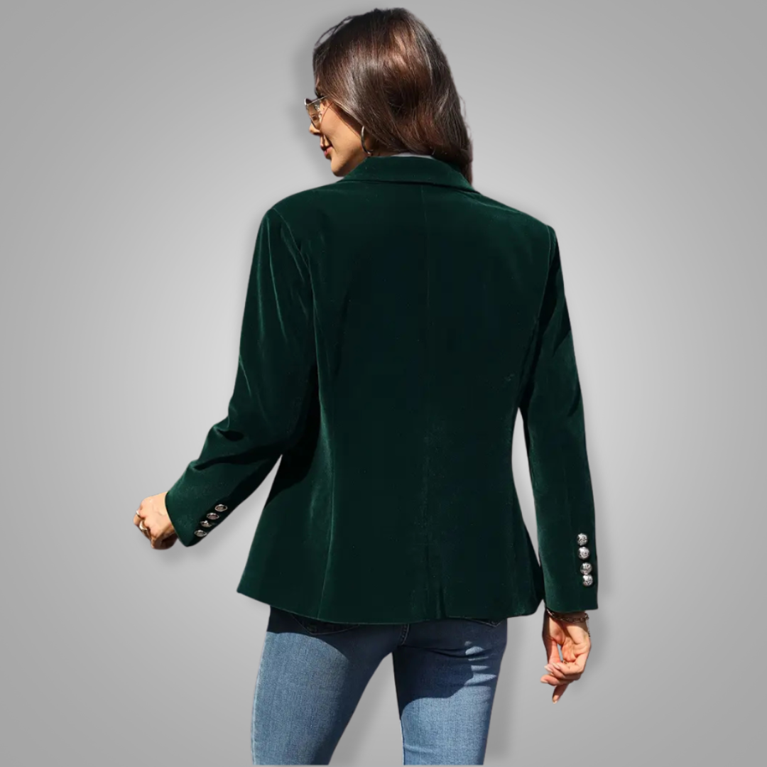 JULISSA | VESTE EN VELOURS ÉLÉGANTE