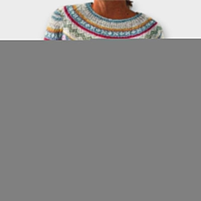 Pull vintage en tricot pour femmes