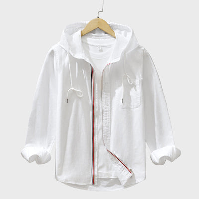 Casa | Hoodie Léger en Mélange de Lin