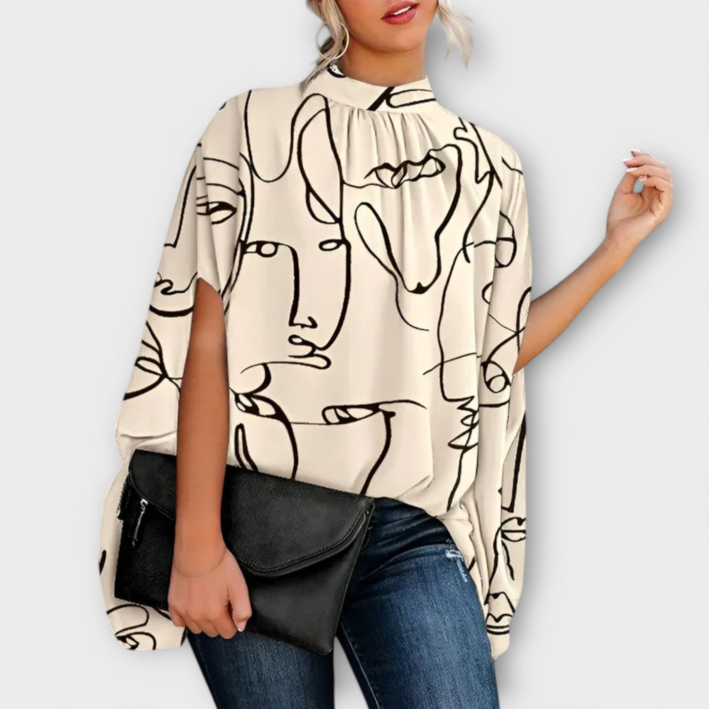 Jacqueline – Blouse de soirée polyvalente