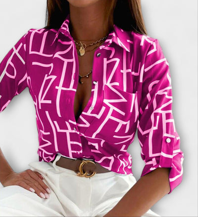 Blouse à col classique