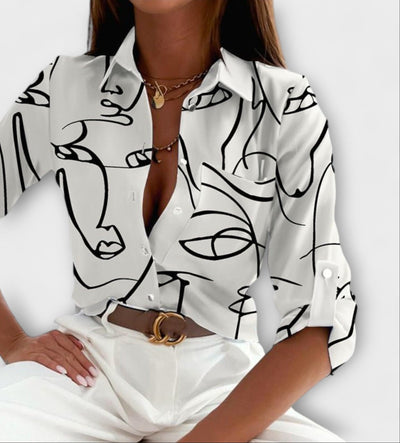 Blouse à col classique